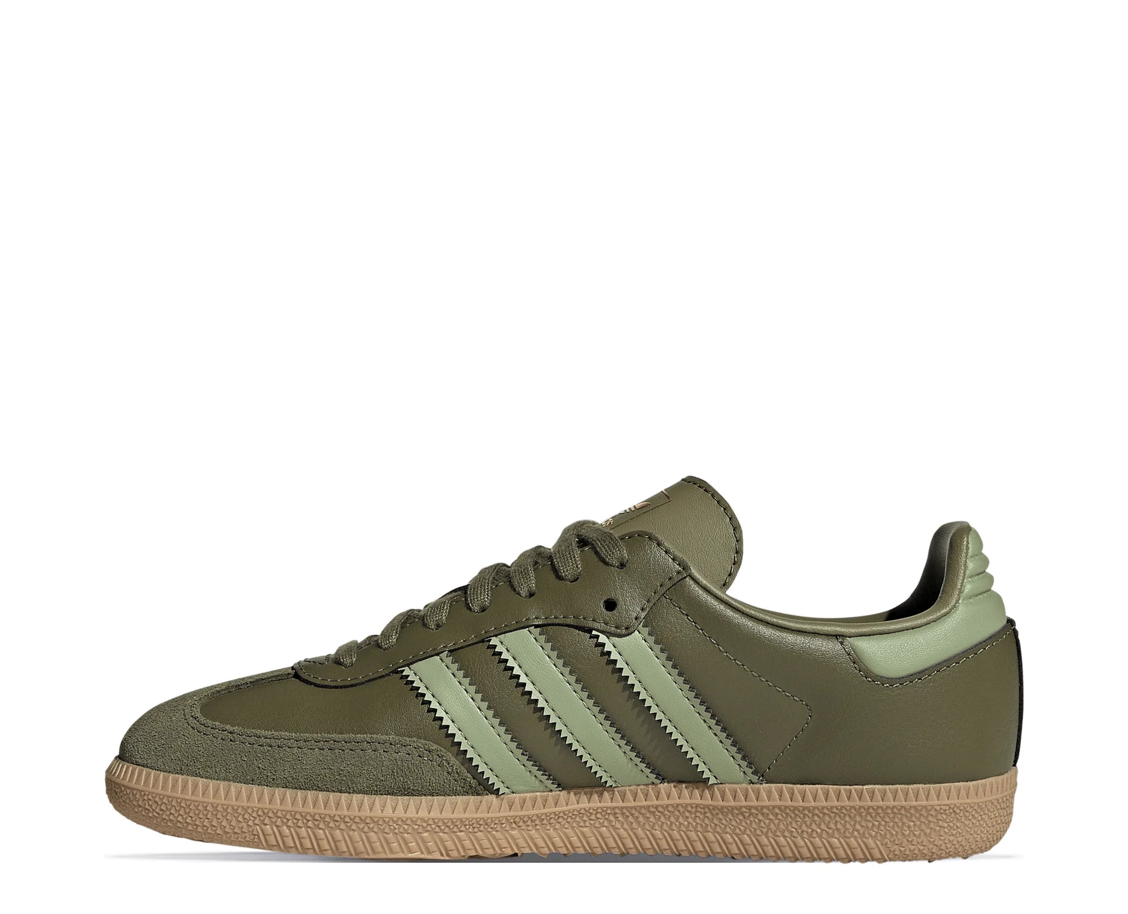 Sapatilhas Adidas Samba OG Verde — perfil exterior | KK0094
