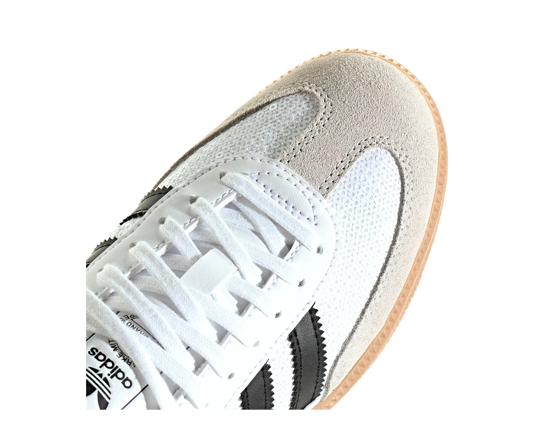 Sapatilhas Adidas Samba OG Branco — detalhe | KK2348