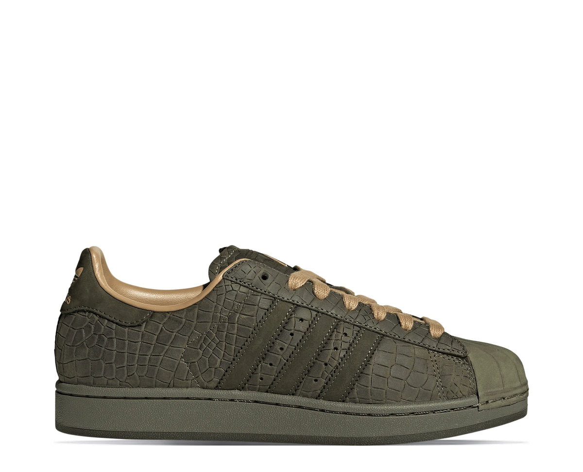 Sapatilhas Adidas Superstar II Verde — perfil exterior | KK4752