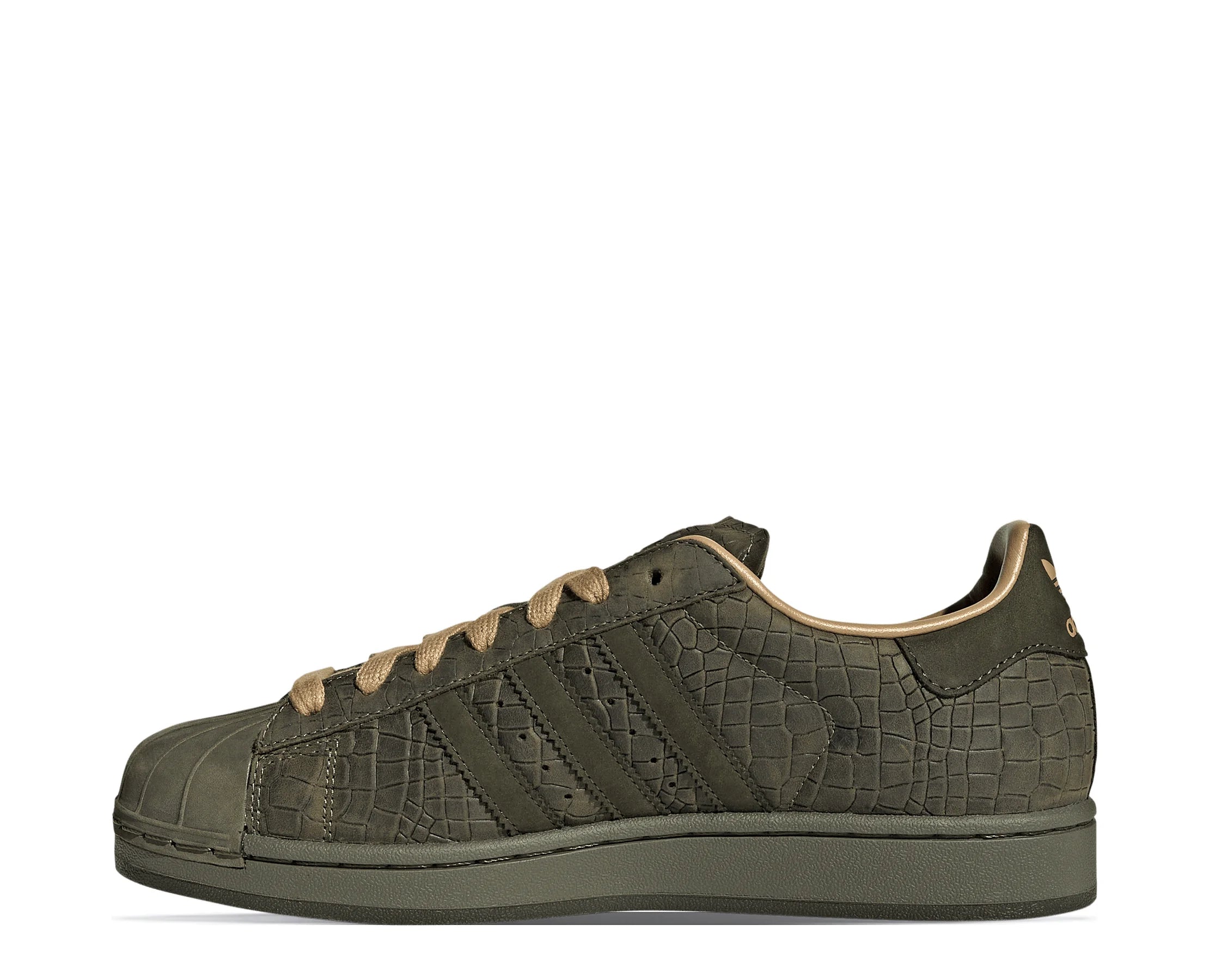 Sapatilhas Adidas Superstar II Verde — perfil exterior | KK4752