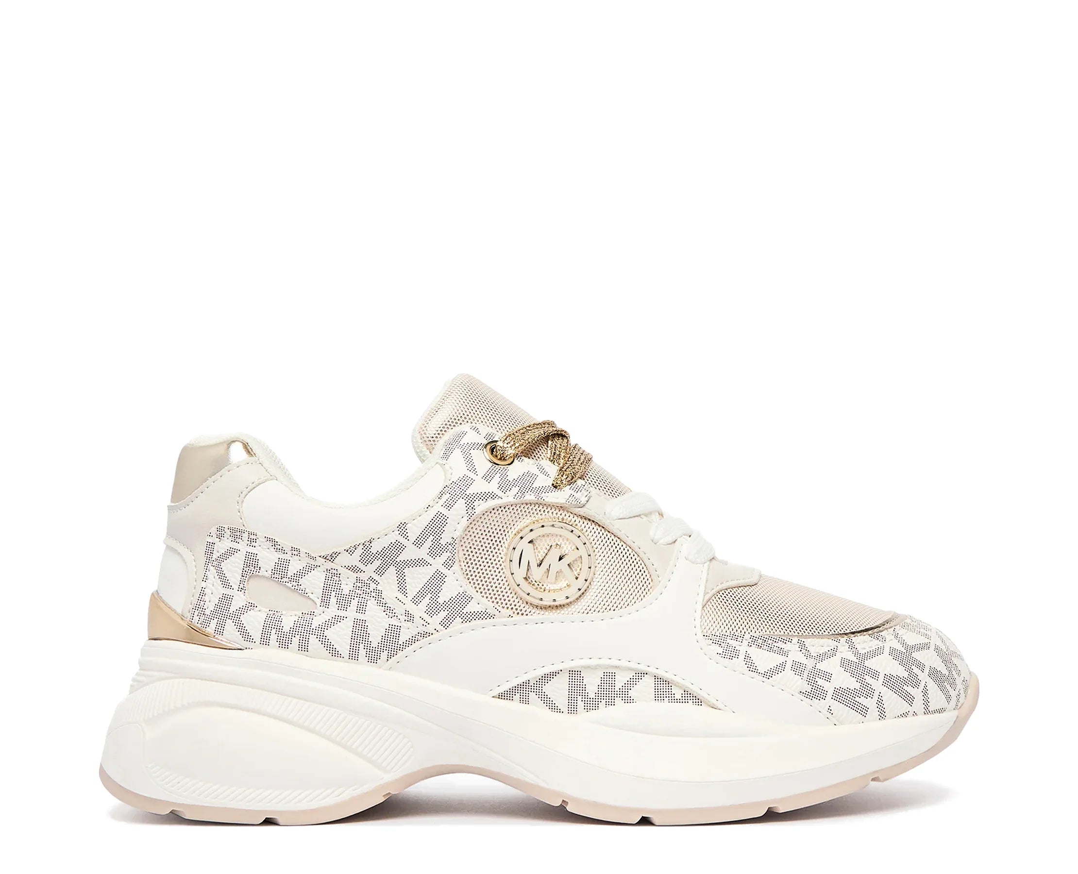 Sapatilhas Michael Kors Zuma Bege — perfil exterior | MK02656258
