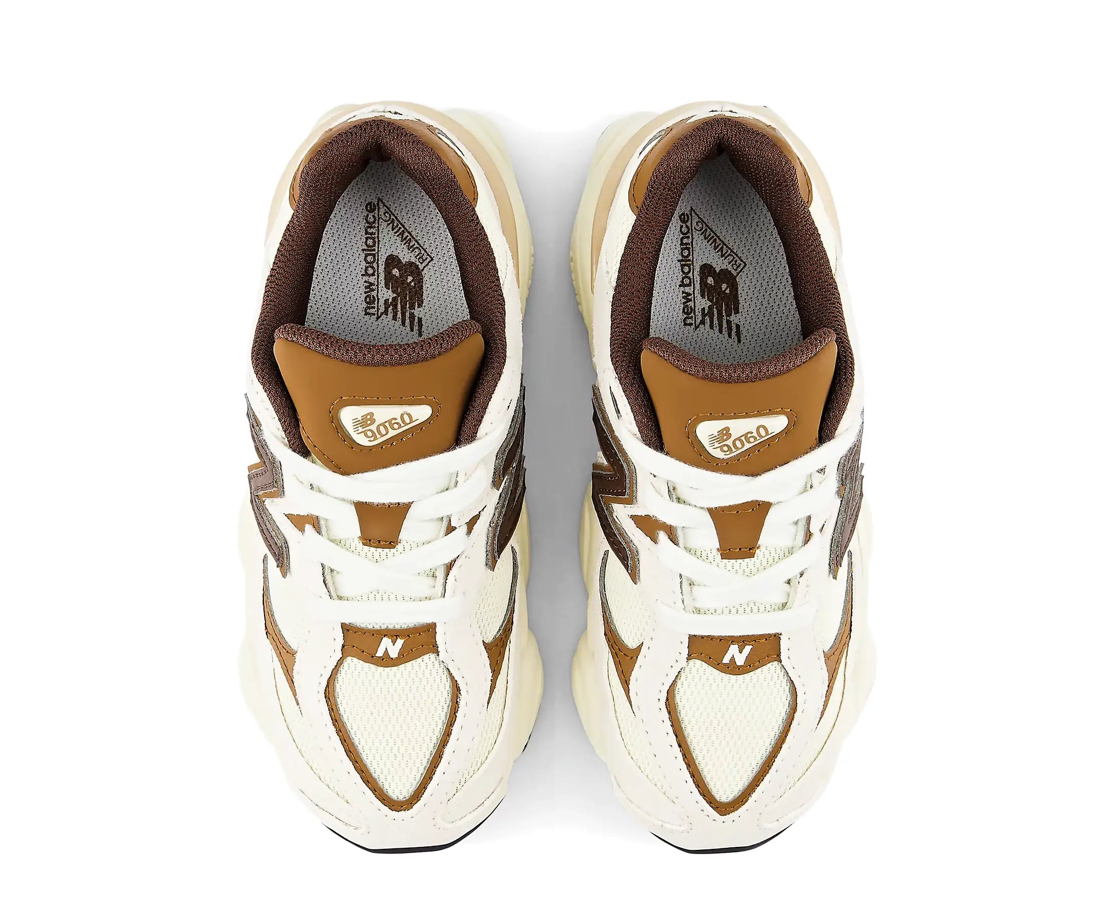 Sapatilhas New Balance 9060 Bege — vista de topo | P90602HQ