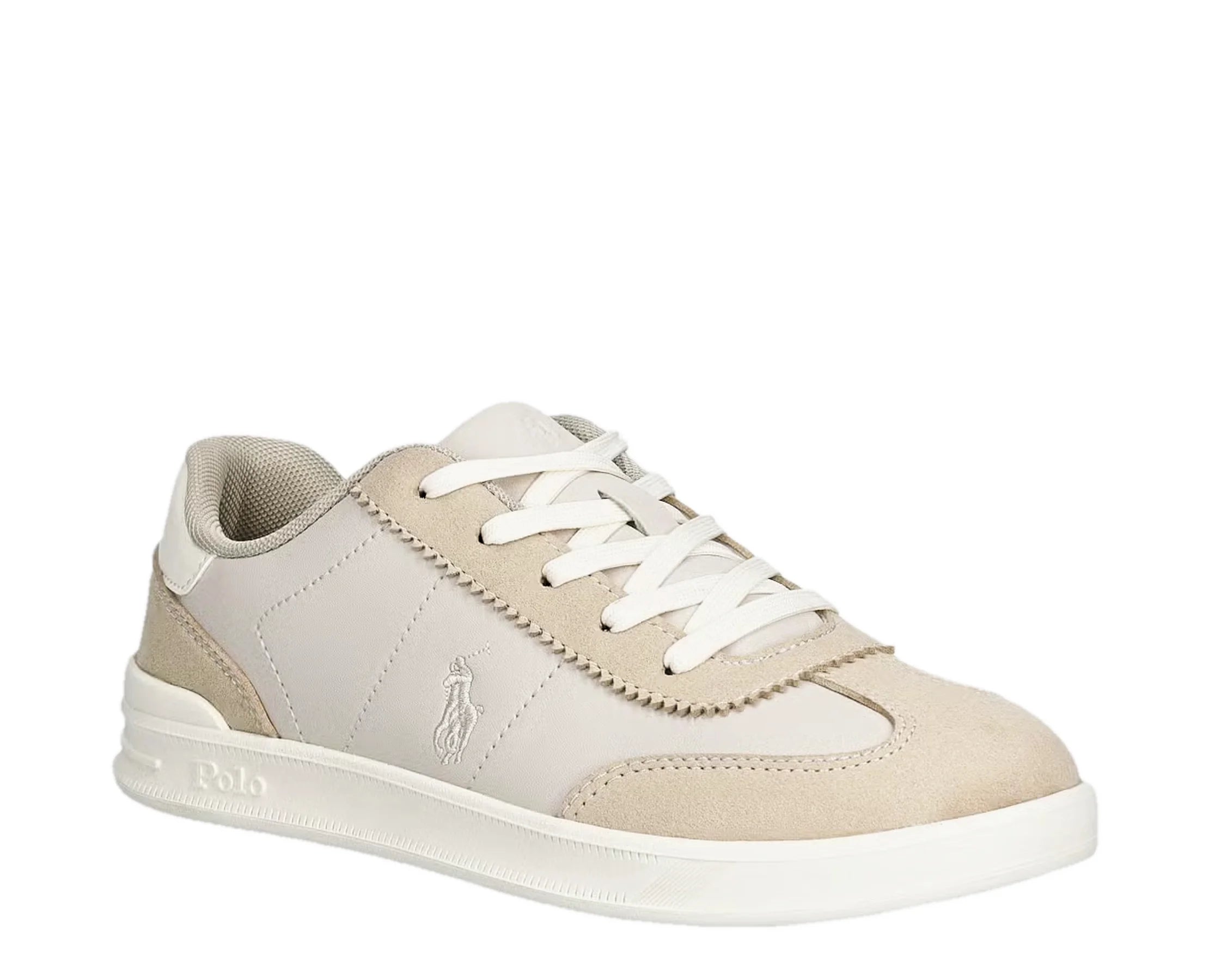 Sapatilhas Ralph Lauren Hollis Branco — perfil exterior | RL04998272