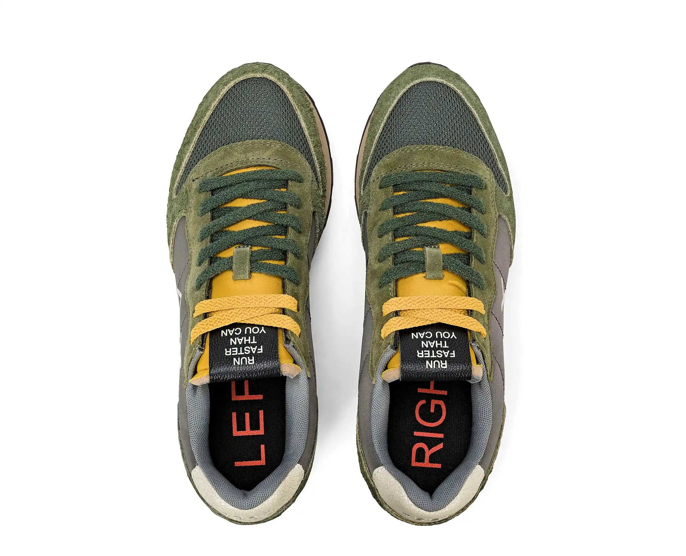 Sapatilhas SUN68 Tom Vintage Verde — vista de topo | SCPZ46105-74