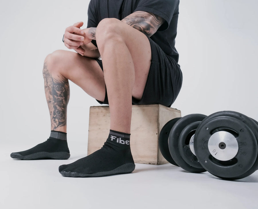 Sapatilhas Fiber Training Preto — em uso | SFBMUL-ALLBLACK-V2