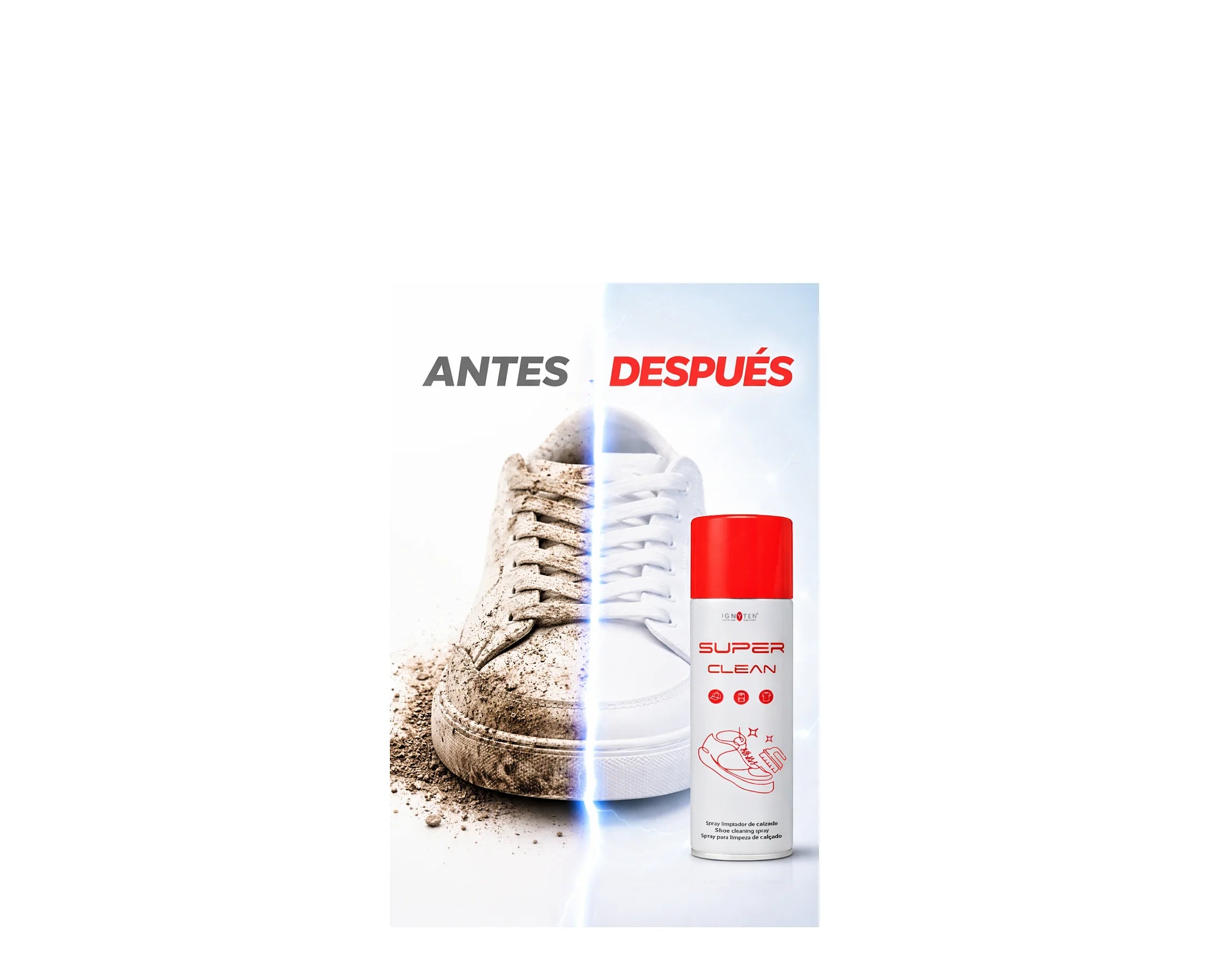 Sapatilhas Ignyten Super Clean spray 300 ml - SHOEC/1 — vista 2 | SHOEC1