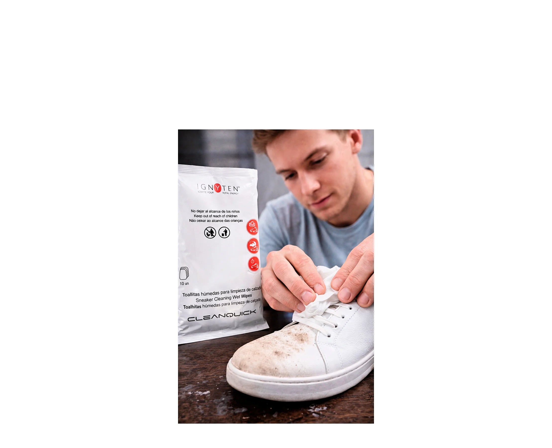 Sapatilhas Ignyten Clean Wipes humedecidas - SHOEC/4 — vista 3 | SHOEC4