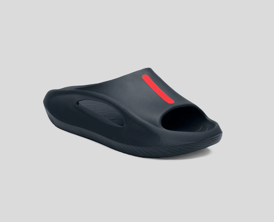 Fiber Chinelo Slide Orbit Preto — detalhe | SLIDEFBR-BLACK