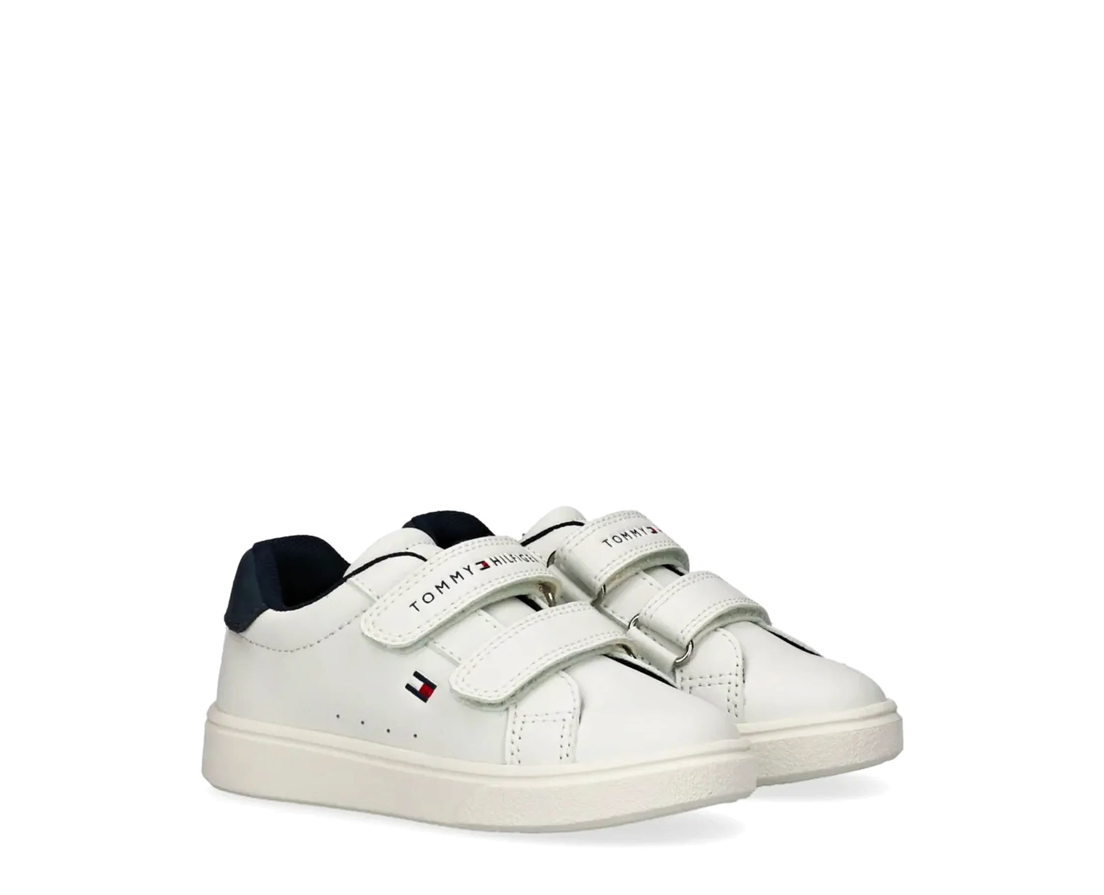 Sapatilhas Tommy Hilfiger Low Cut Velcro Branco — par | T1X9-35216-1355X336