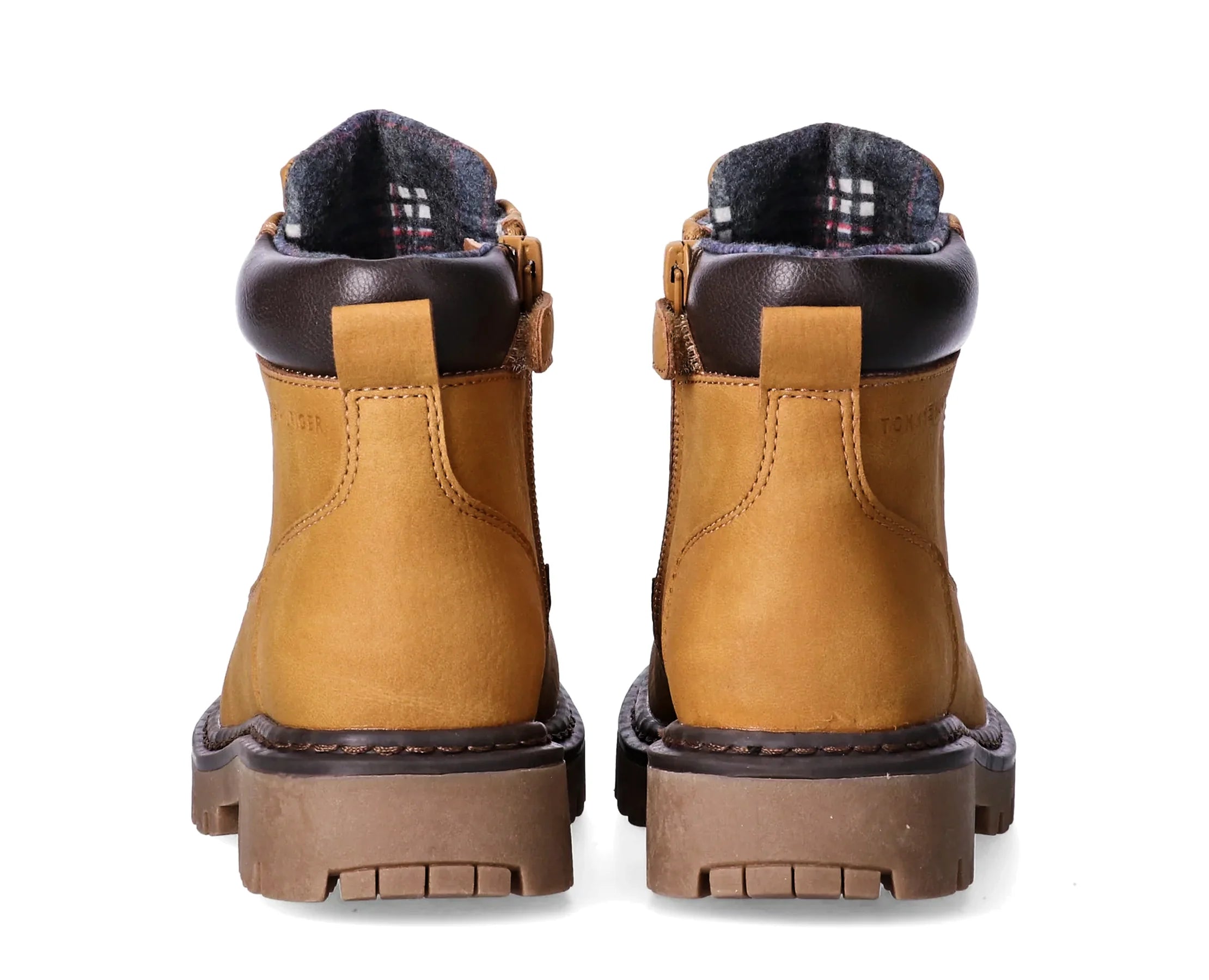 Sapatilhas Tommy Hilfiger Lace-Up Bootie Camel — traseira | T3X5-35280-0296X651