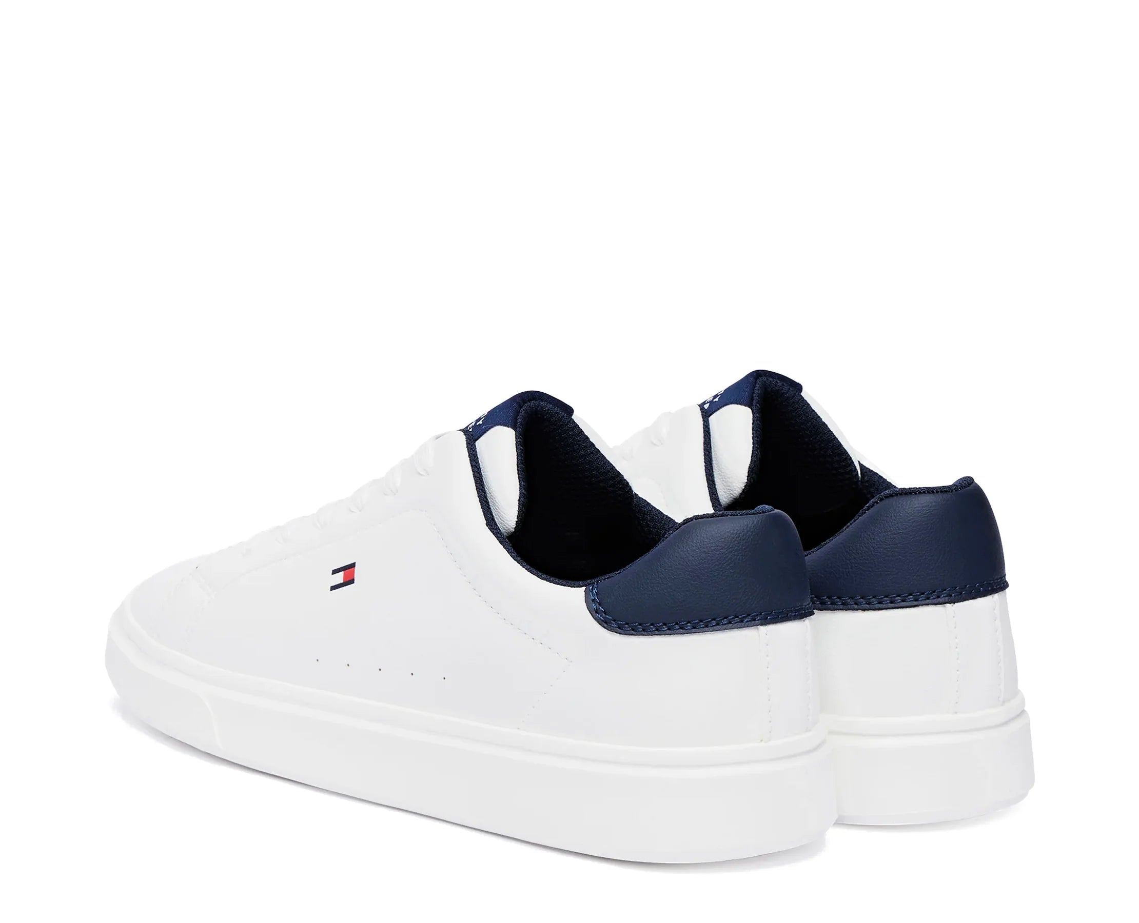 Sapatilhas Tommy Low Cut Lace-Up Branco — par | T3X9-35233-1355X336