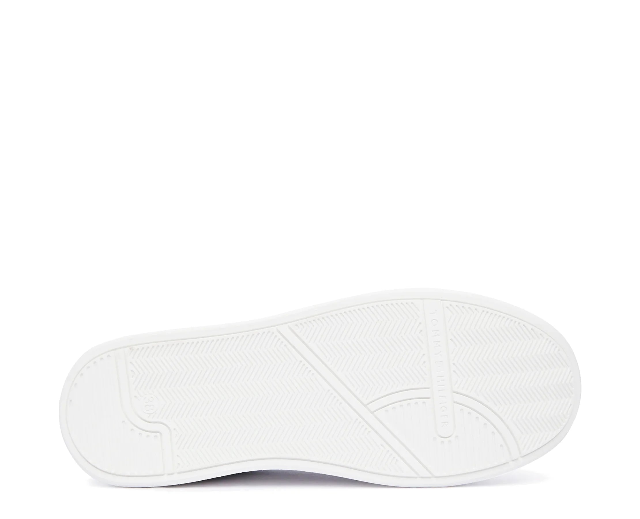 Sapatilhas Tommy Low Cut Lace-Up Branco — sola | T3X9-35233-1355X336