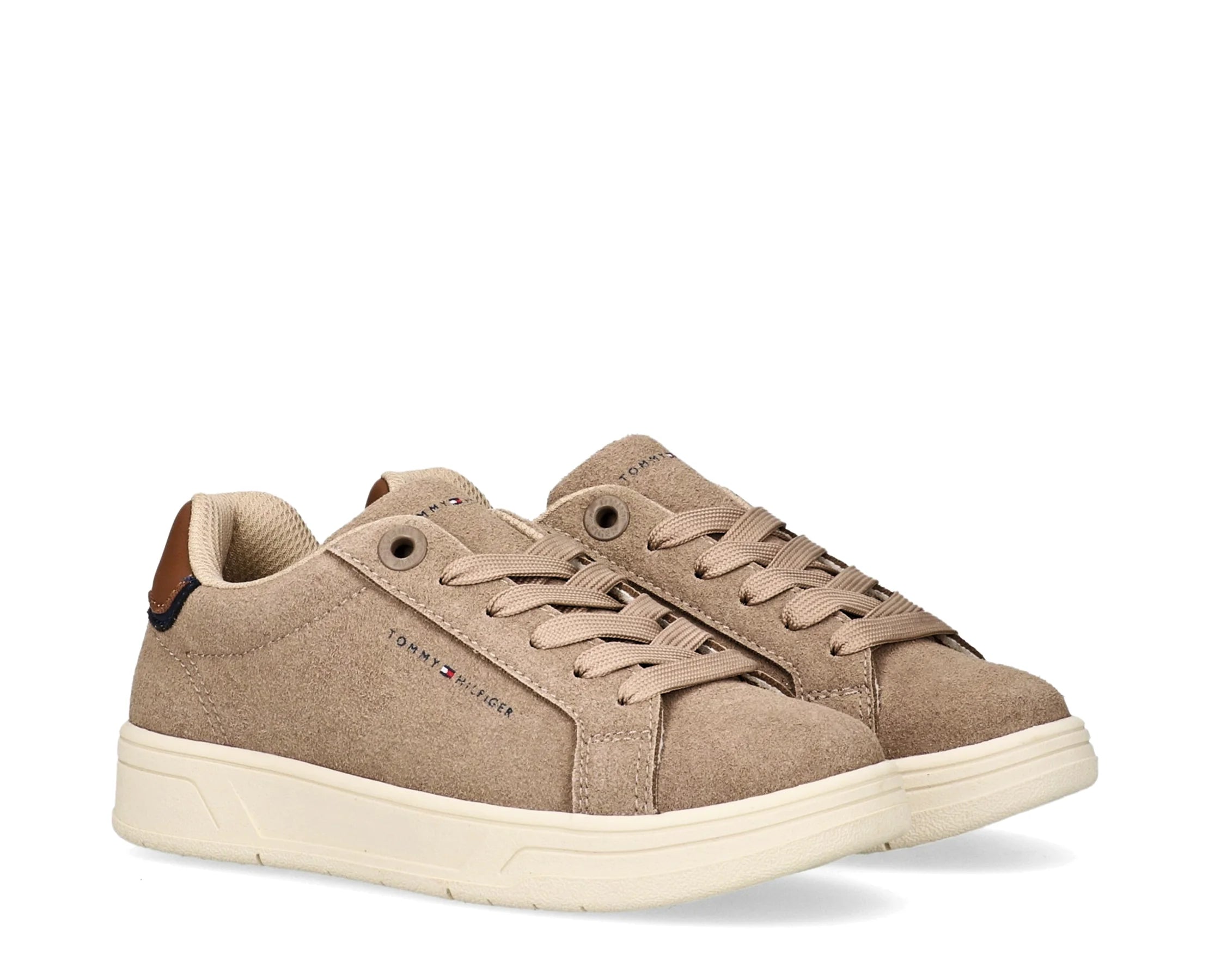 Sapatilhas Tommy Hilfiger Low Cut Lace-Up Bege — par | T3X9-35244-0318J046