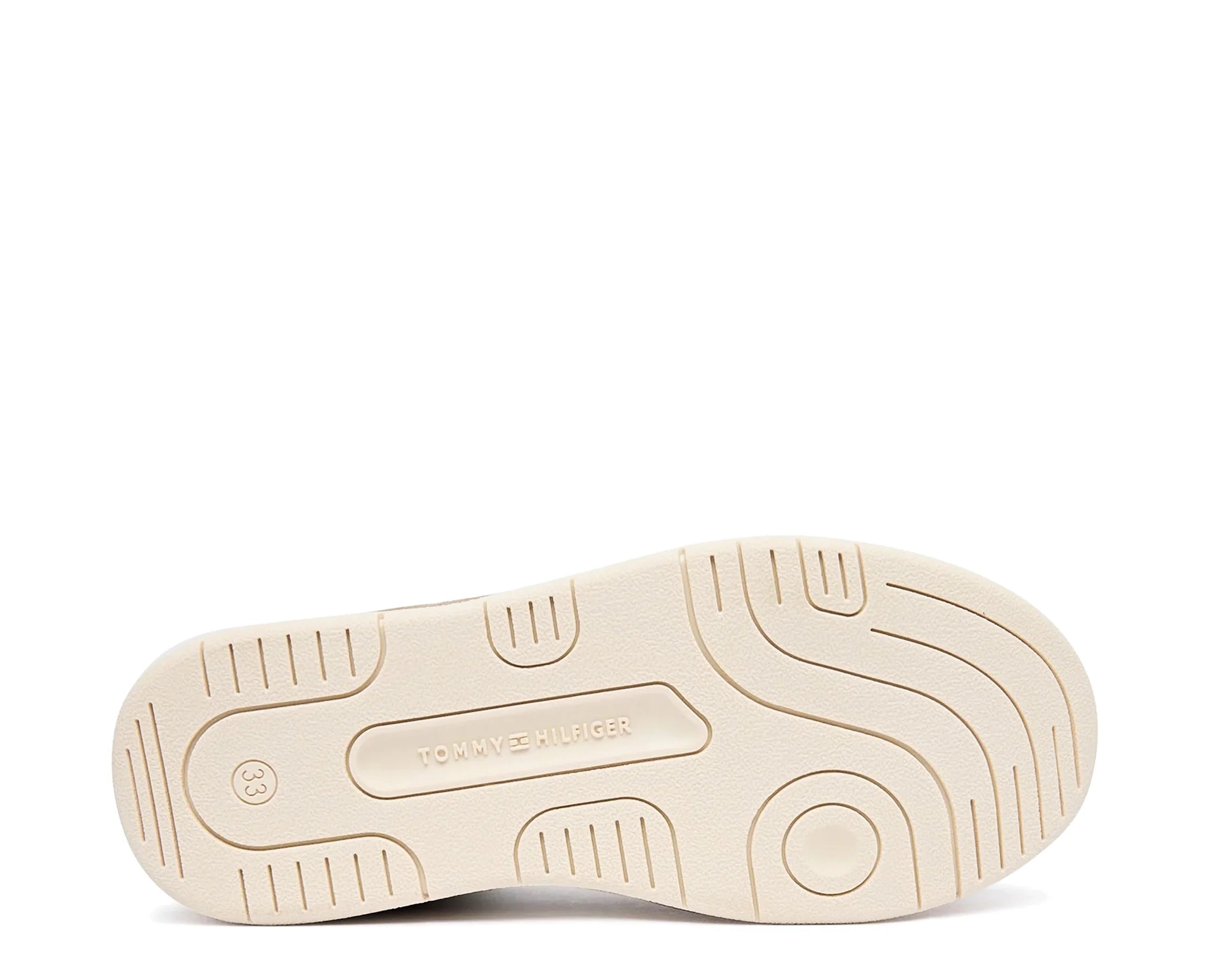 Sapatilhas Tommy Hilfiger Low Cut Lace-Up Bege — sola | T3X9-35244-0318J046