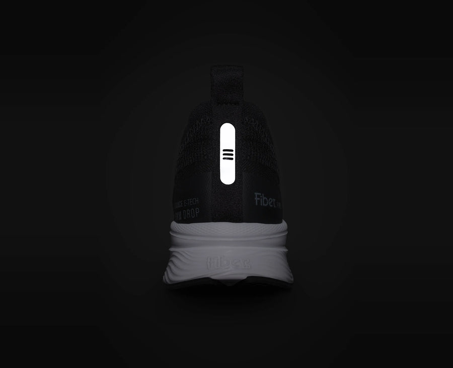 Sapatilhas Fiber Running Fire Preto — traseira | TFBRF-BLACK-V2