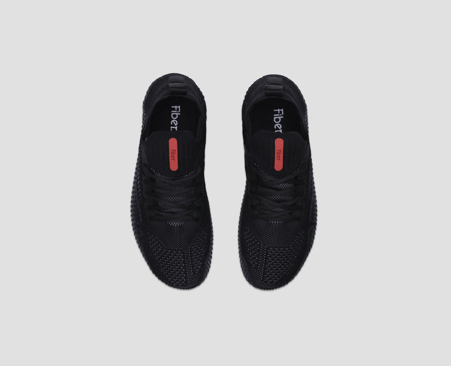 Sapatilhas Fiber Barefoot Ultra Preto — vista de topo | TFBU-BLACK