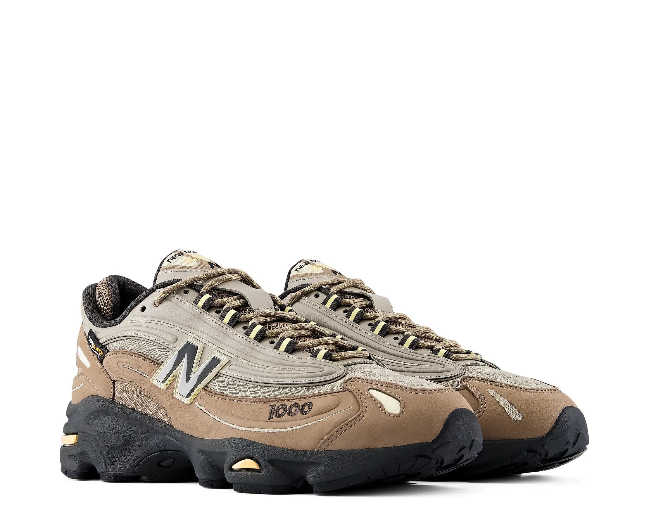Sapatilhas New Balance 1000 Cordura Castanho — vista 2 | U100079S