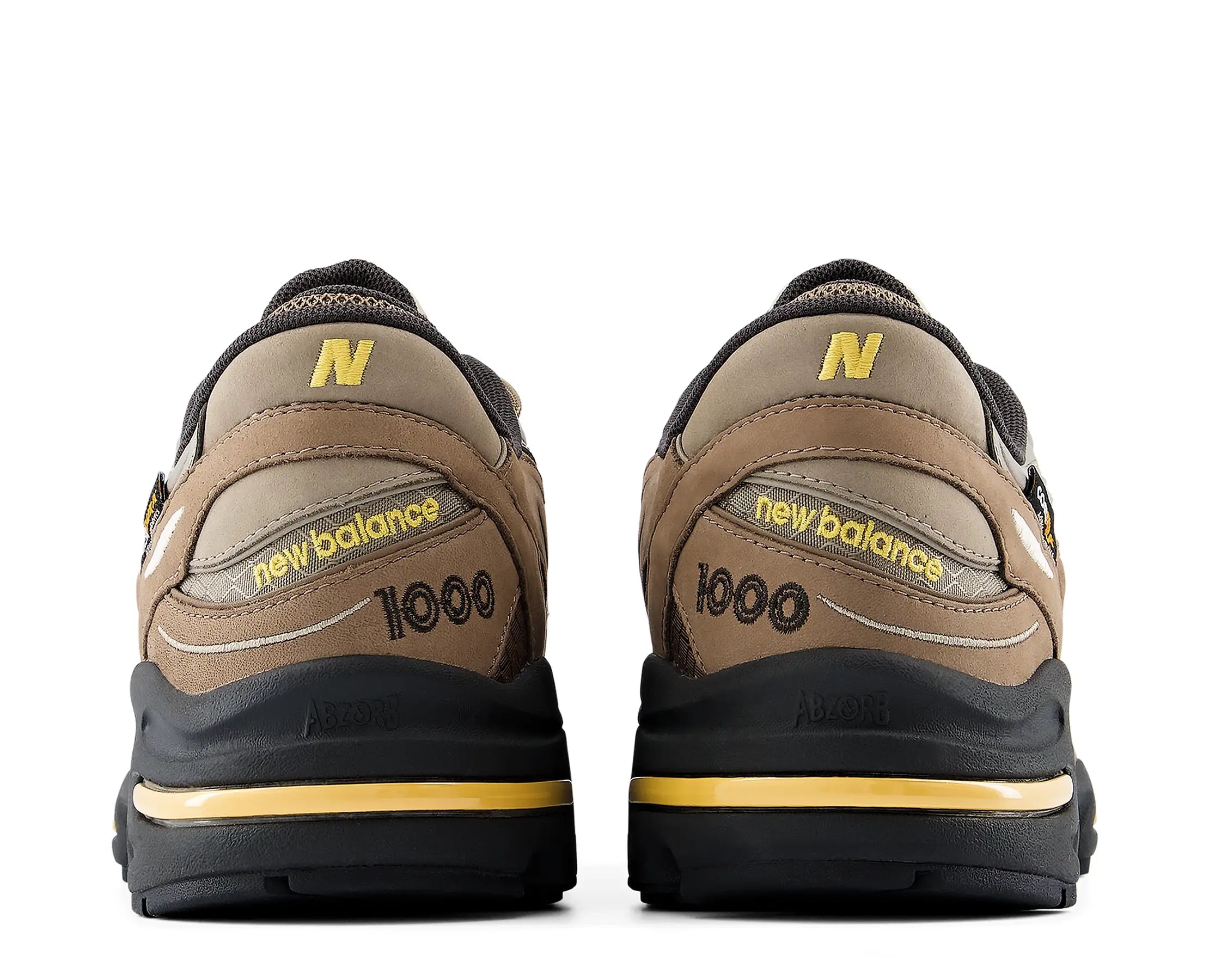 Sapatilhas New Balance 1000 Cordura Castanho — vista 3 | U100079S