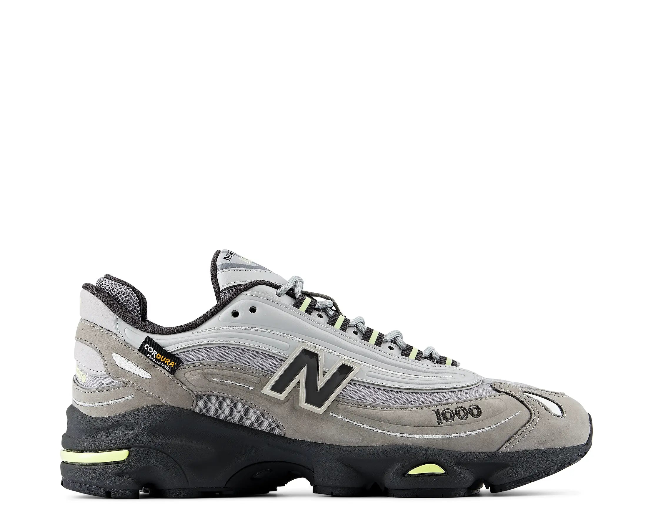 Sapatilhas New Balance 1000 Cordura Cinzento — vista lateral | U10009J3