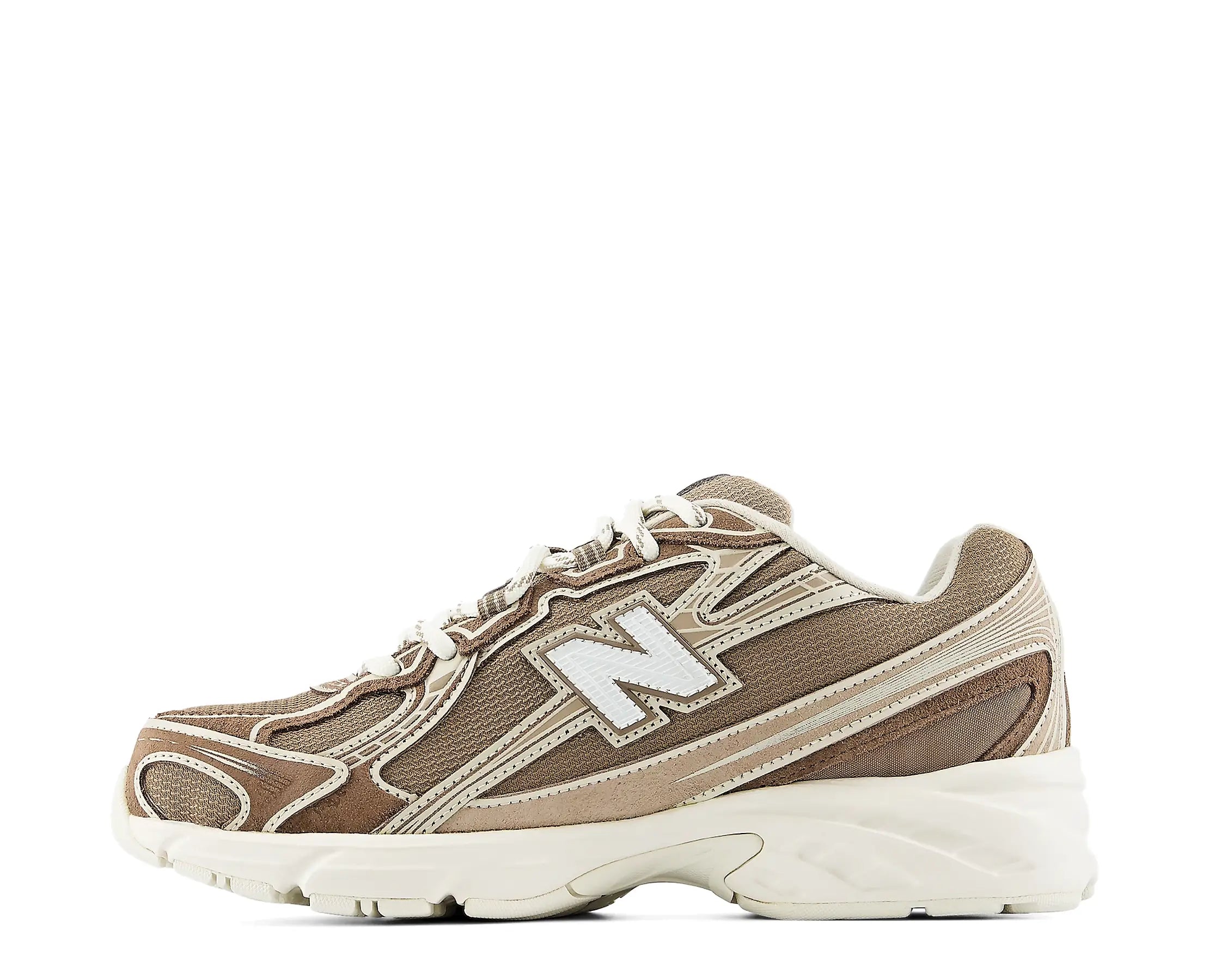 Sapatilhas New Balance 740 Bege — perfil exterior | U7403TR