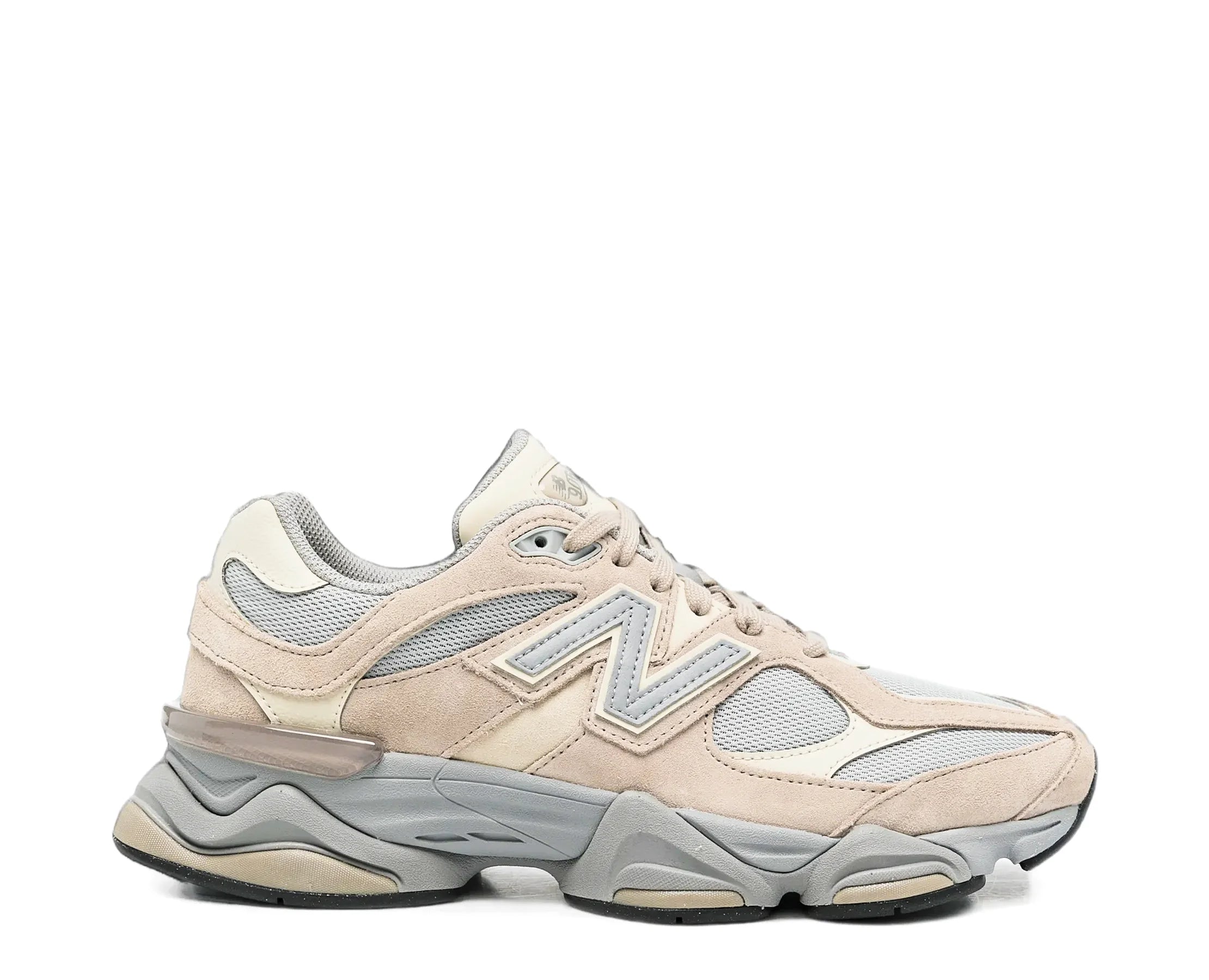 Sapatilhas New Balance 9060 Bege/Cinzento — perfil exterior | U90608DB