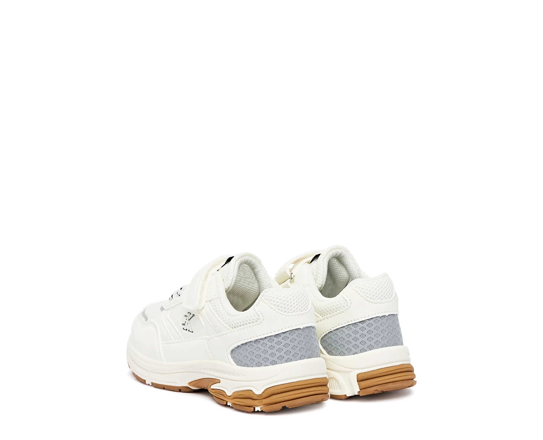 Sapatilhas Calvin Klein Low Cut Velcro Sneaker Bege — vista 4 | V1X9-83483-1695530-