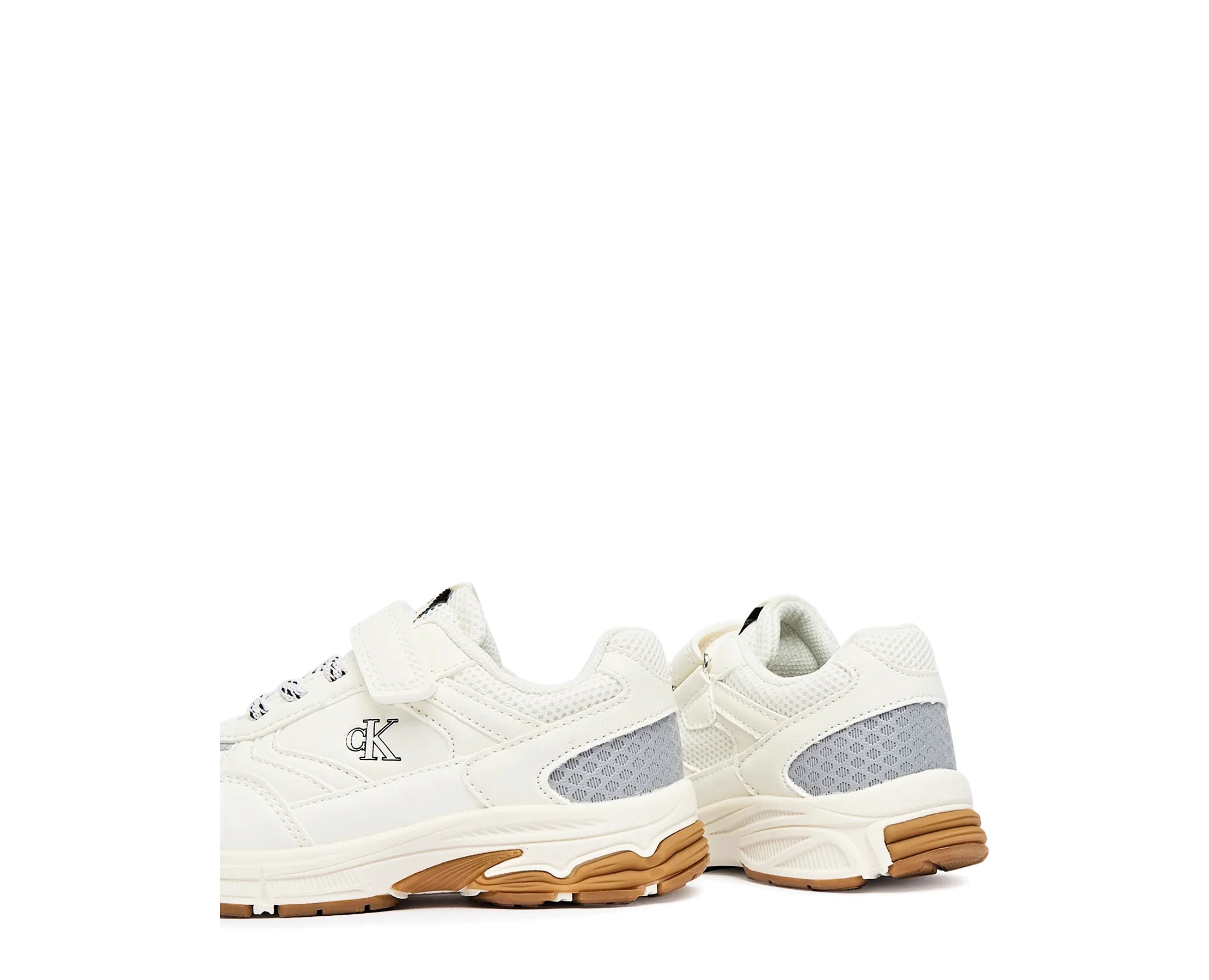 Sapatilhas Calvin Klein Low Cut Velcro Sneaker Bege — vista 2 | V1X9-83483-1695530-