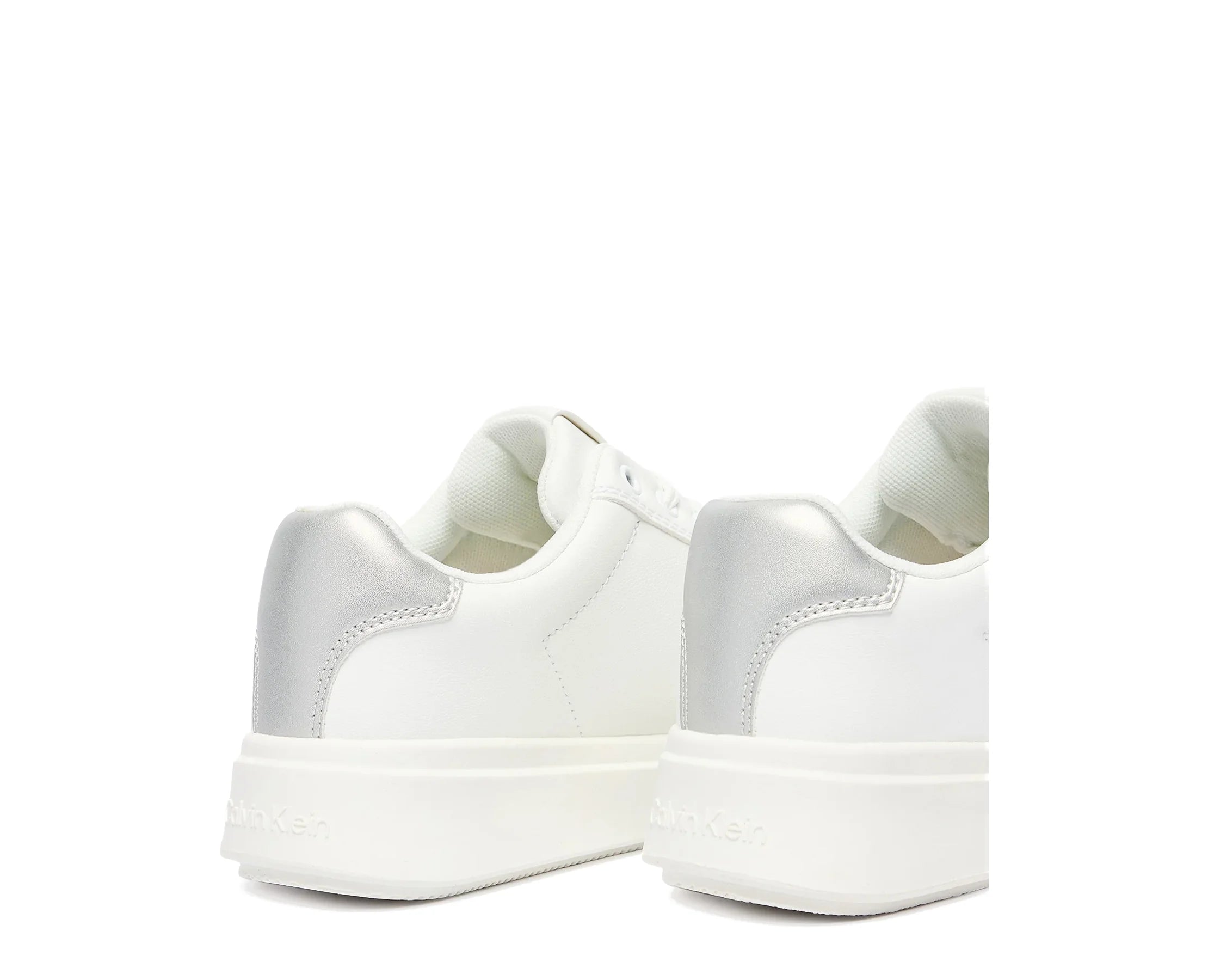 Sapatilhas Calvin Klein Low Cut Lace-Up Branco — vista 4 | V3A9-83390-1355X025