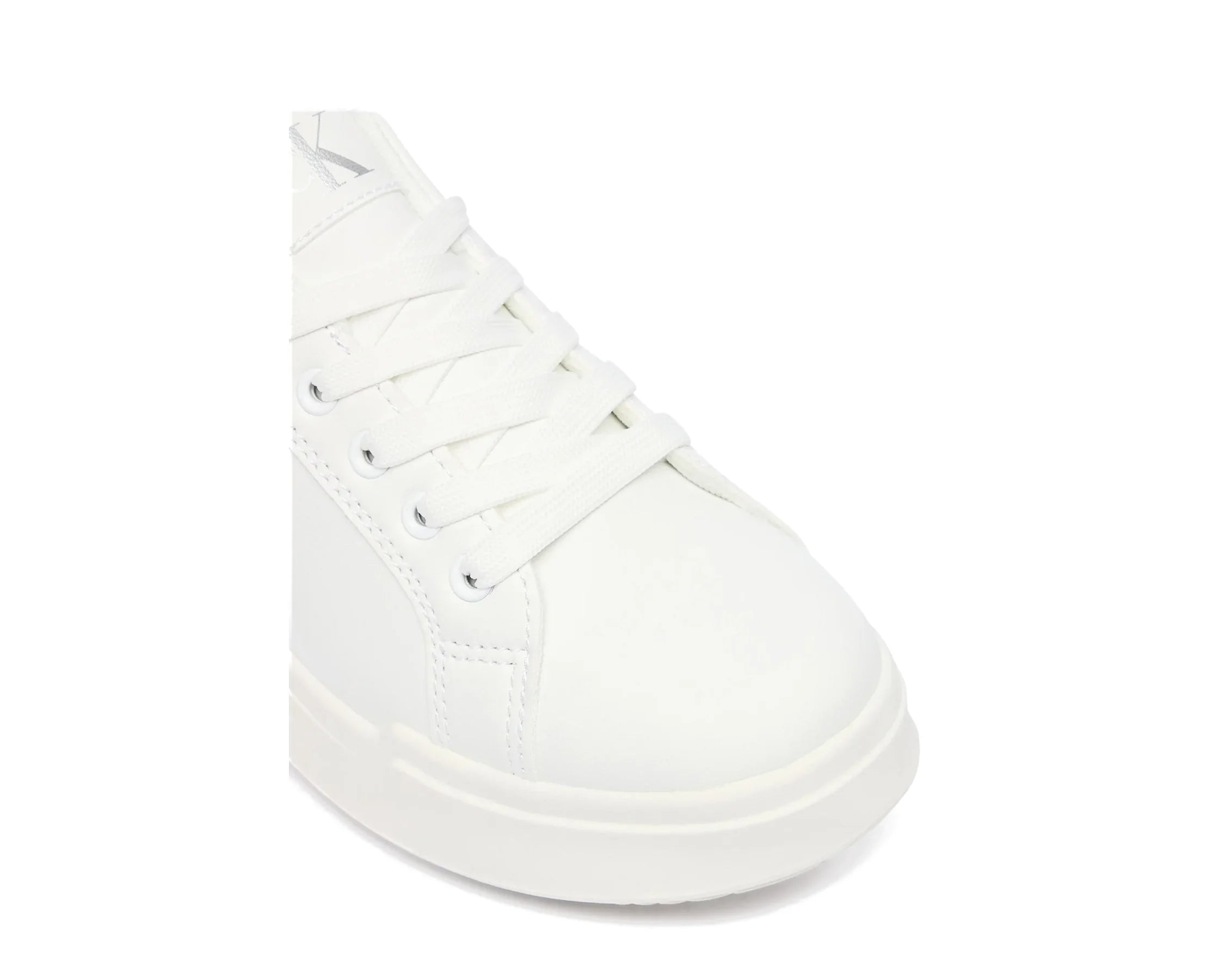 Sapatilhas Calvin Klein Low Cut Lace-Up Branco — vista 6 | V3A9-83390-1355X025