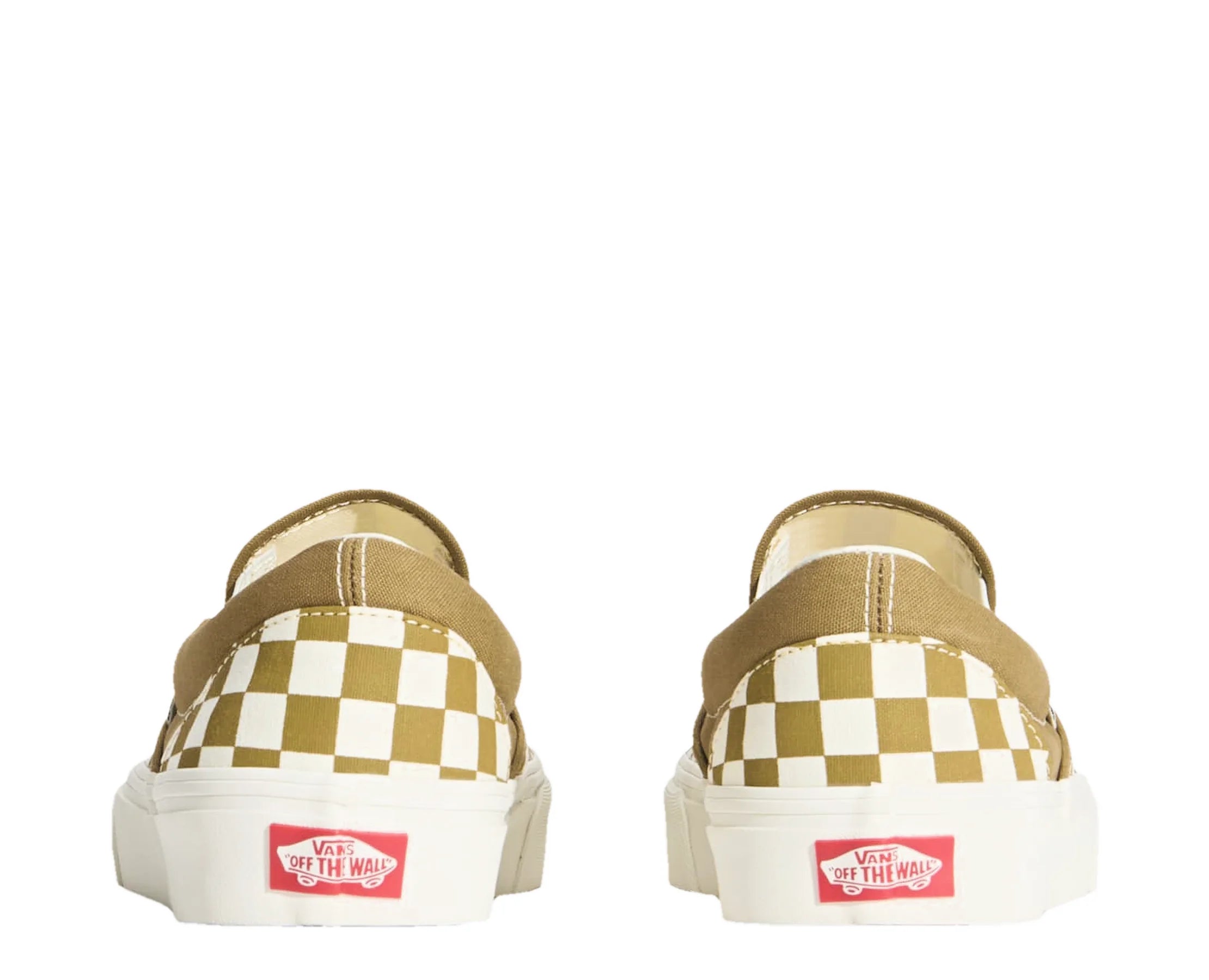 Sapatilhas Vans Classic Slip-On Bege — traseira | VN000Z7AOVB