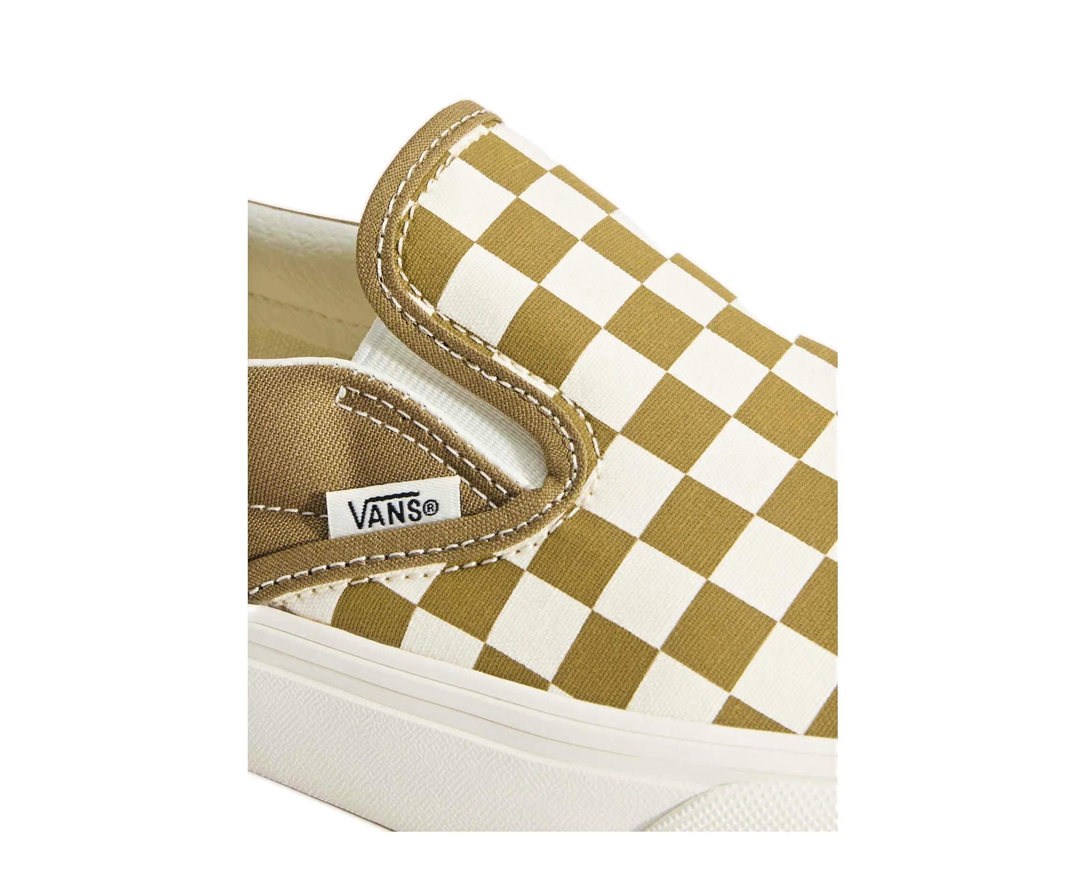 Sapatilhas Vans Classic Slip-On Bege — detalhe | VN000Z7AOVB