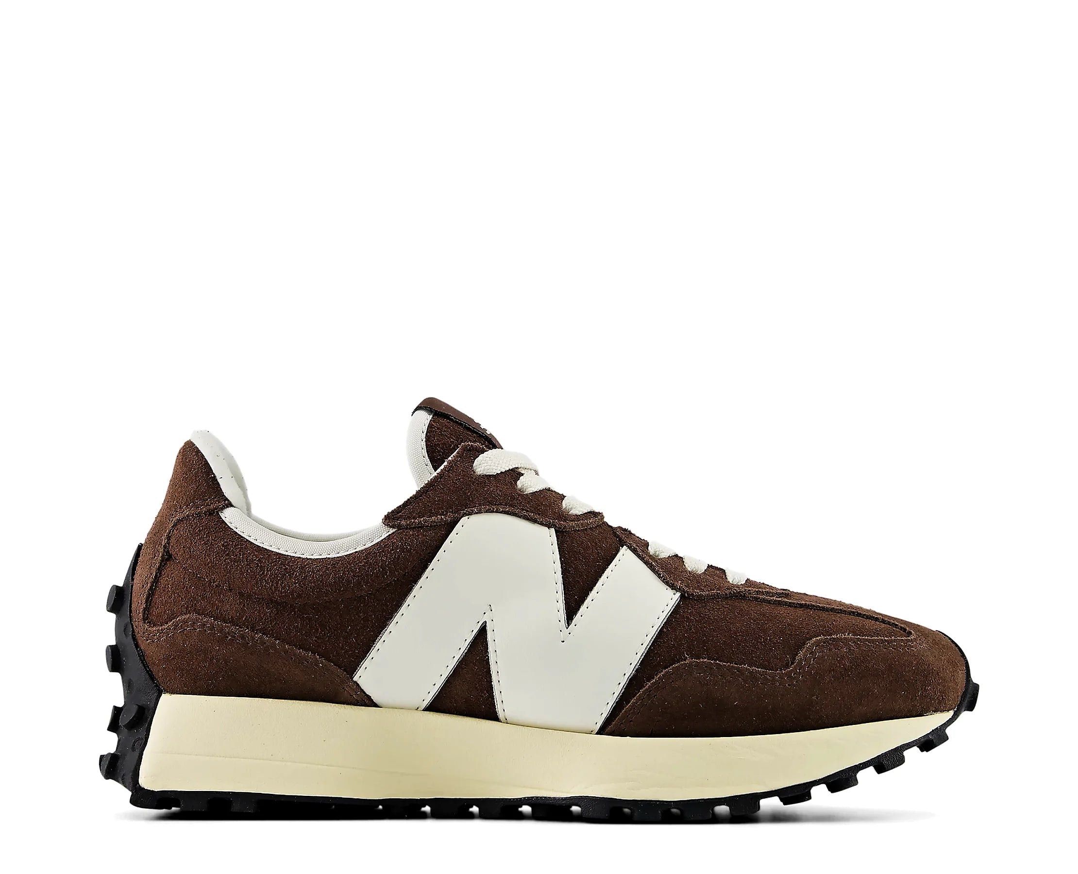 Sapatilhas New Balance 327 Castanho — perfil exterior | W32714Q