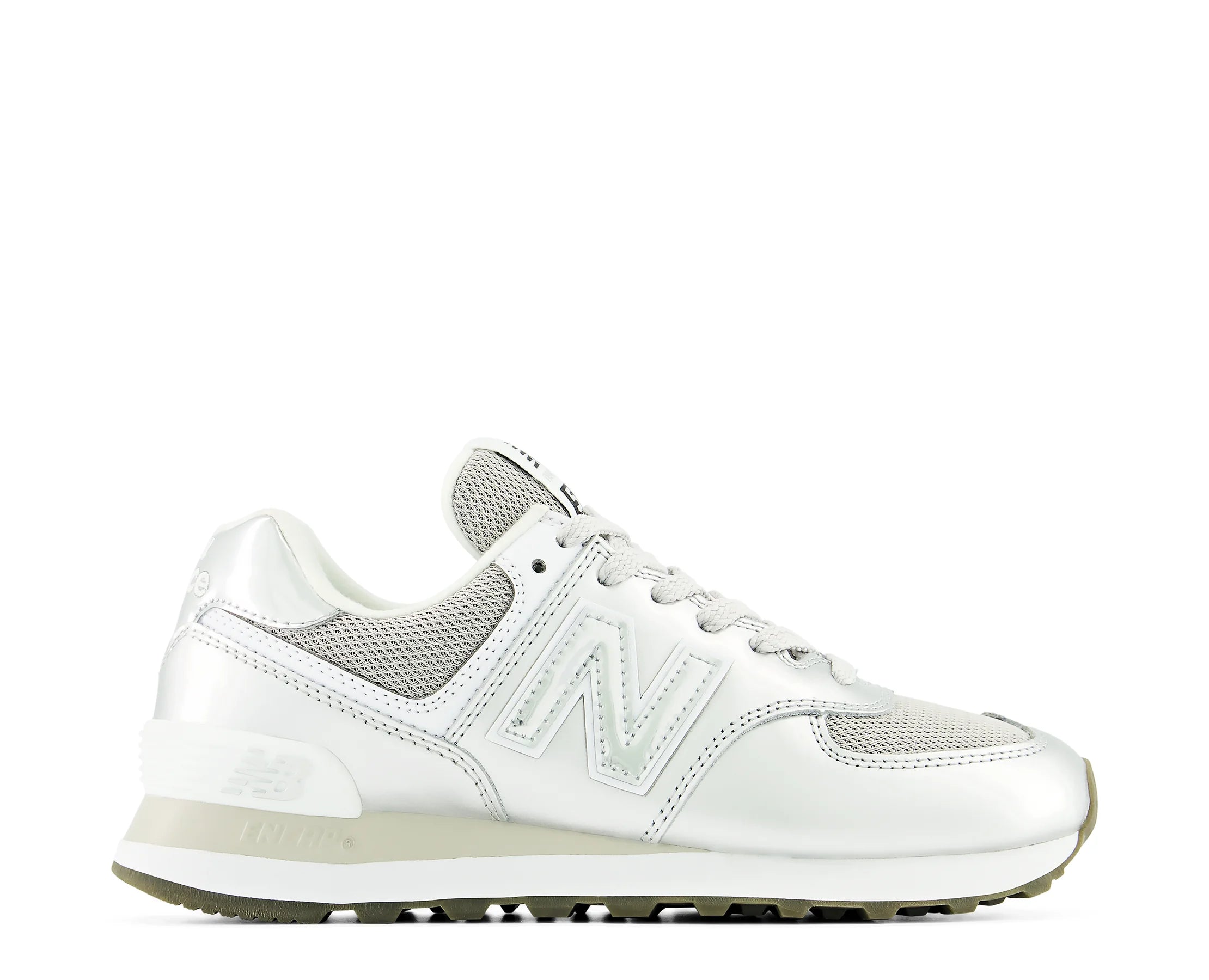 Sapatilhas New Balance 574 Prata — perfil exterior | W574428