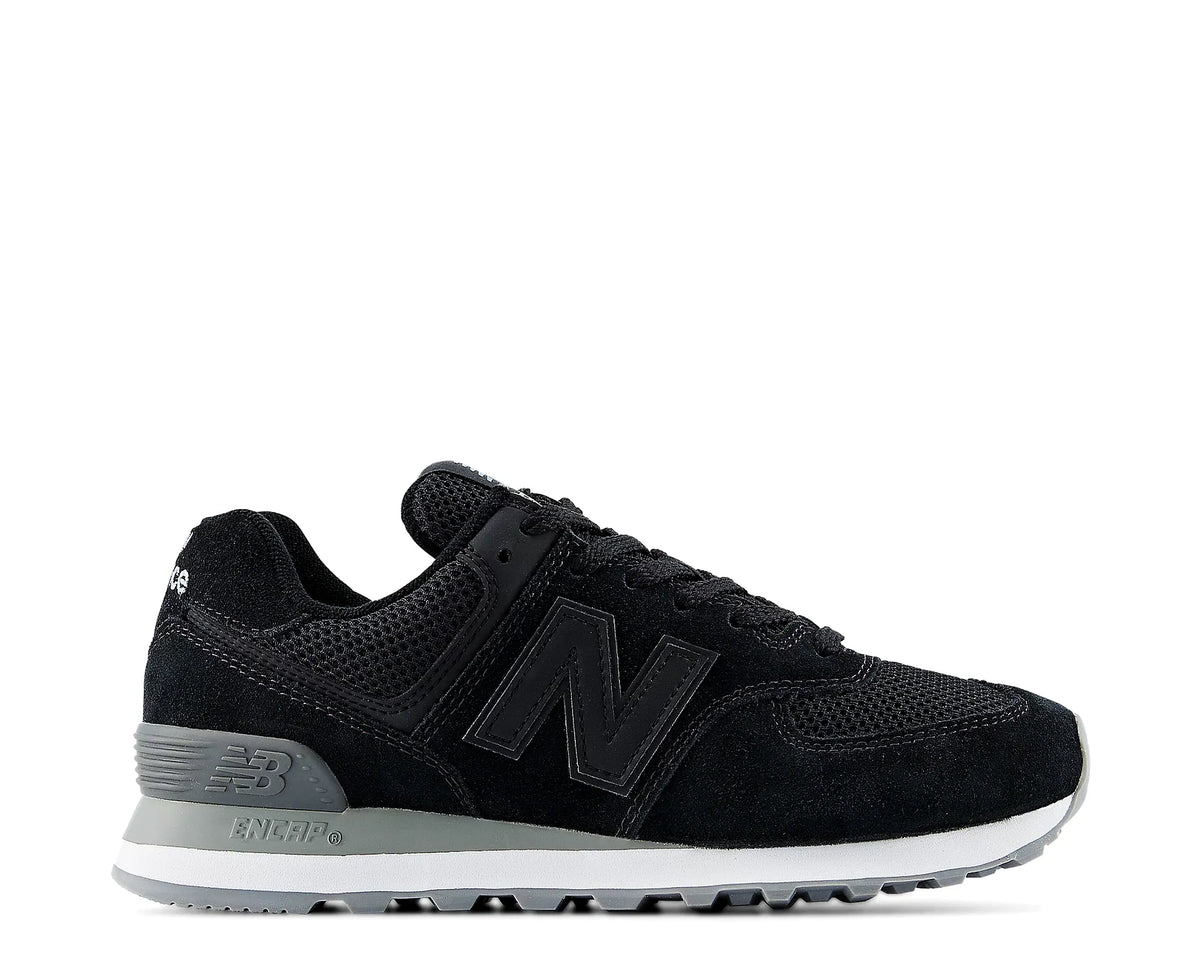 Sapatilhas New Balance 574 Preto — perfil exterior | W574EL
