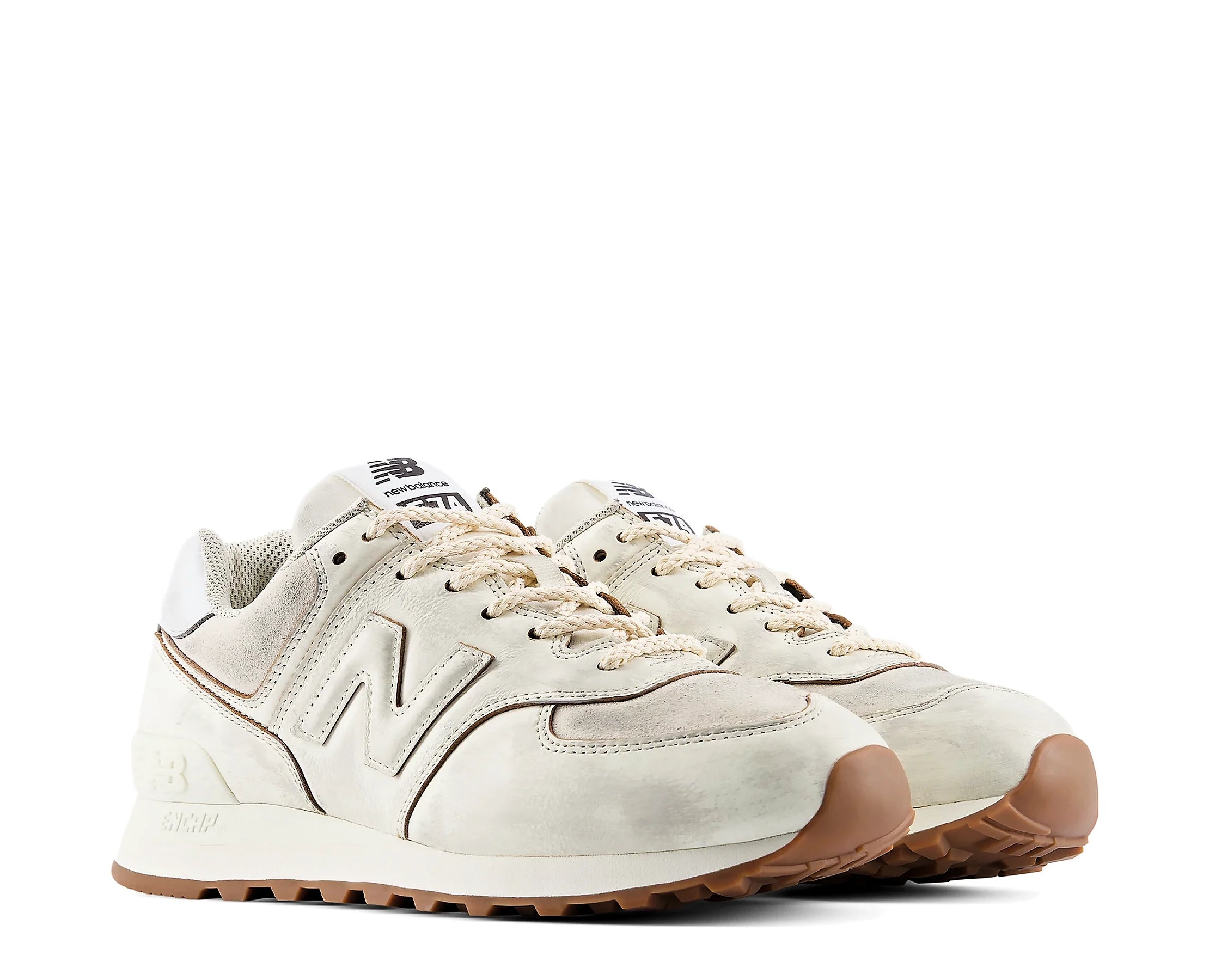 Sapatilhas New Balance 574 Bege — frente | W574HF