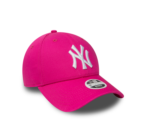 New Era NY Yankees Essential Womens Pink 9FORTY RS/BR - 11157578E-285