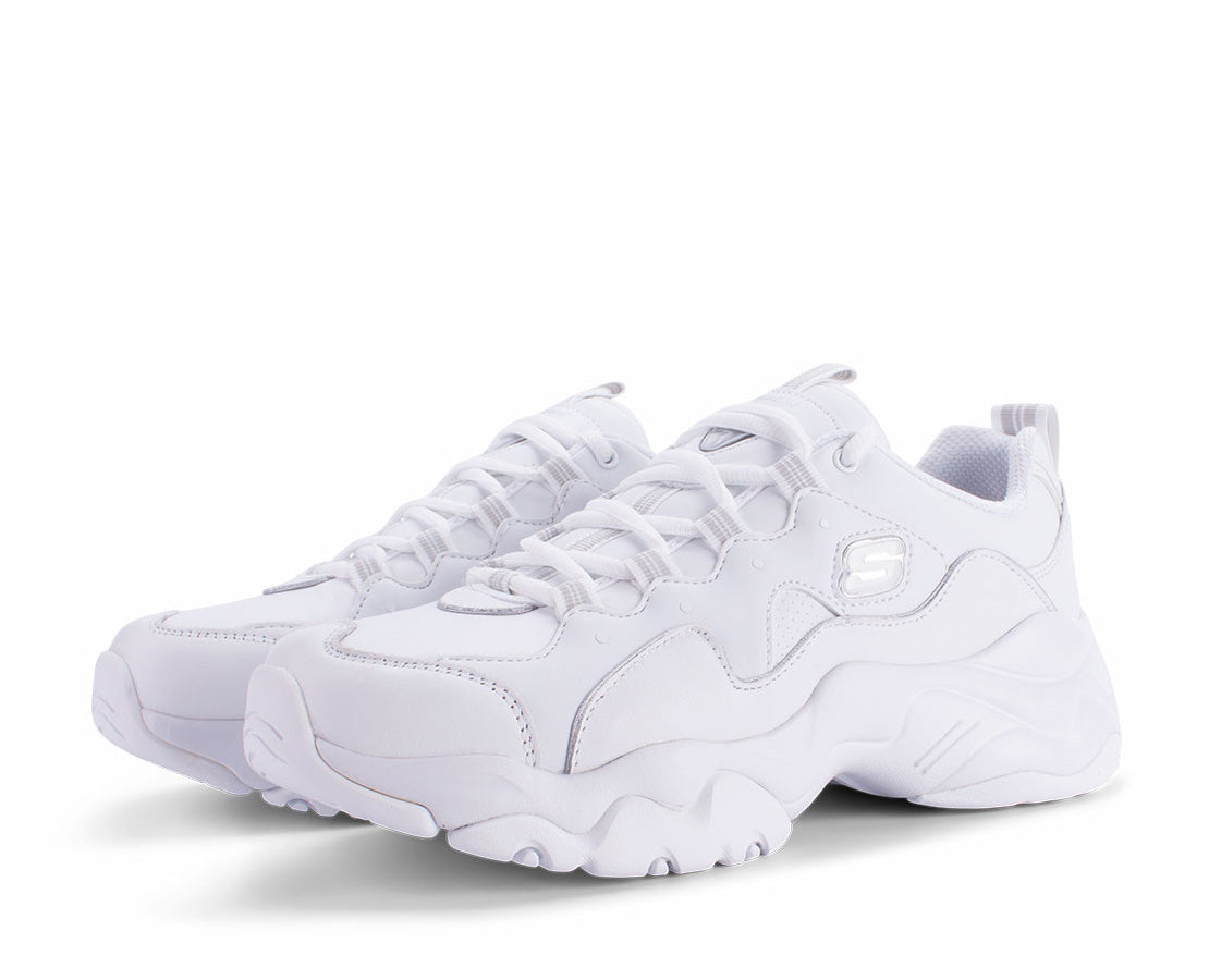 Skechers D Lites 3.0 BR/PRATA - 13376-WHT-121