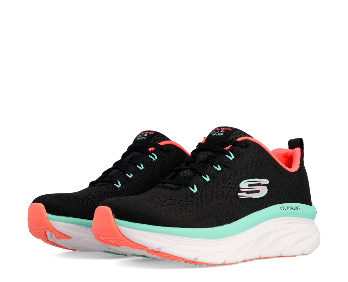 Skechers D'Lux Walker Fresh Finesse PR/VD/LAR - 149368-BKMN-780