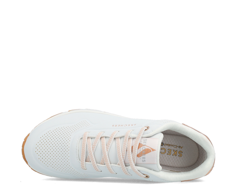 Skechers Uno - Shimmer Away BR - 155196-WHT-90