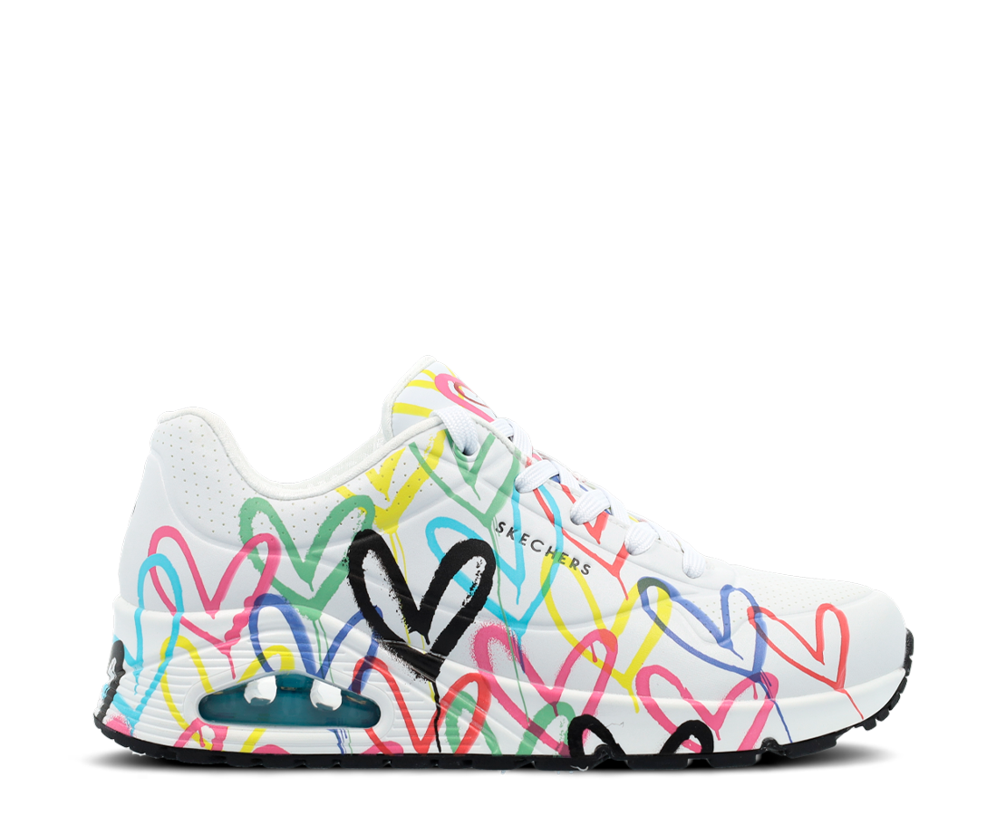 Skechers Uno Spread The Love BR/MULTICOLOR - 155507-WMLT-987