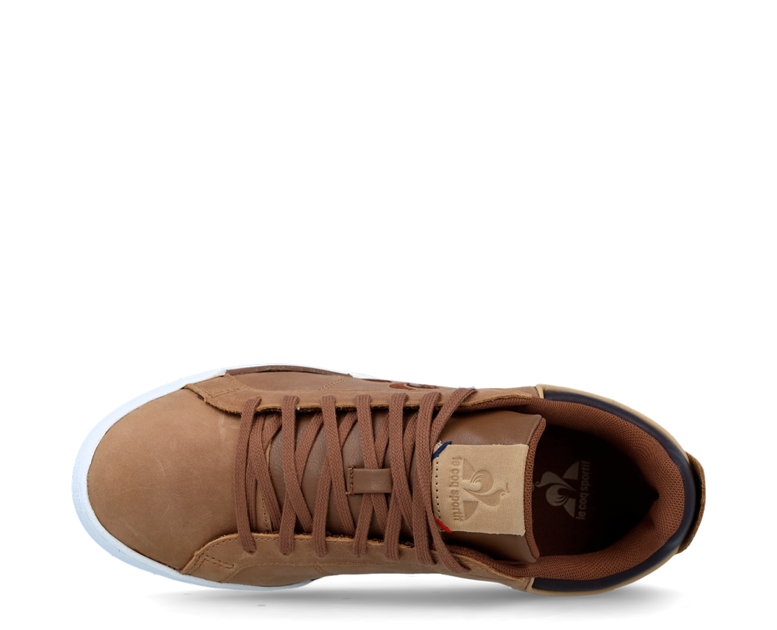 Le Coq Sportif Stadium Leather Mix CAMEL/BR - 2210244-1041