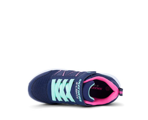 Skechers Glimmer Kicks Lights MAR/AZ/RS - 302302L-NVY-831