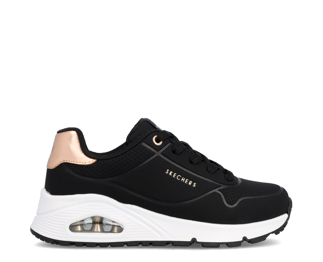 Skechers Uno Gen1  Shimmer Away  PR/BR - 310545L-BLK-249
