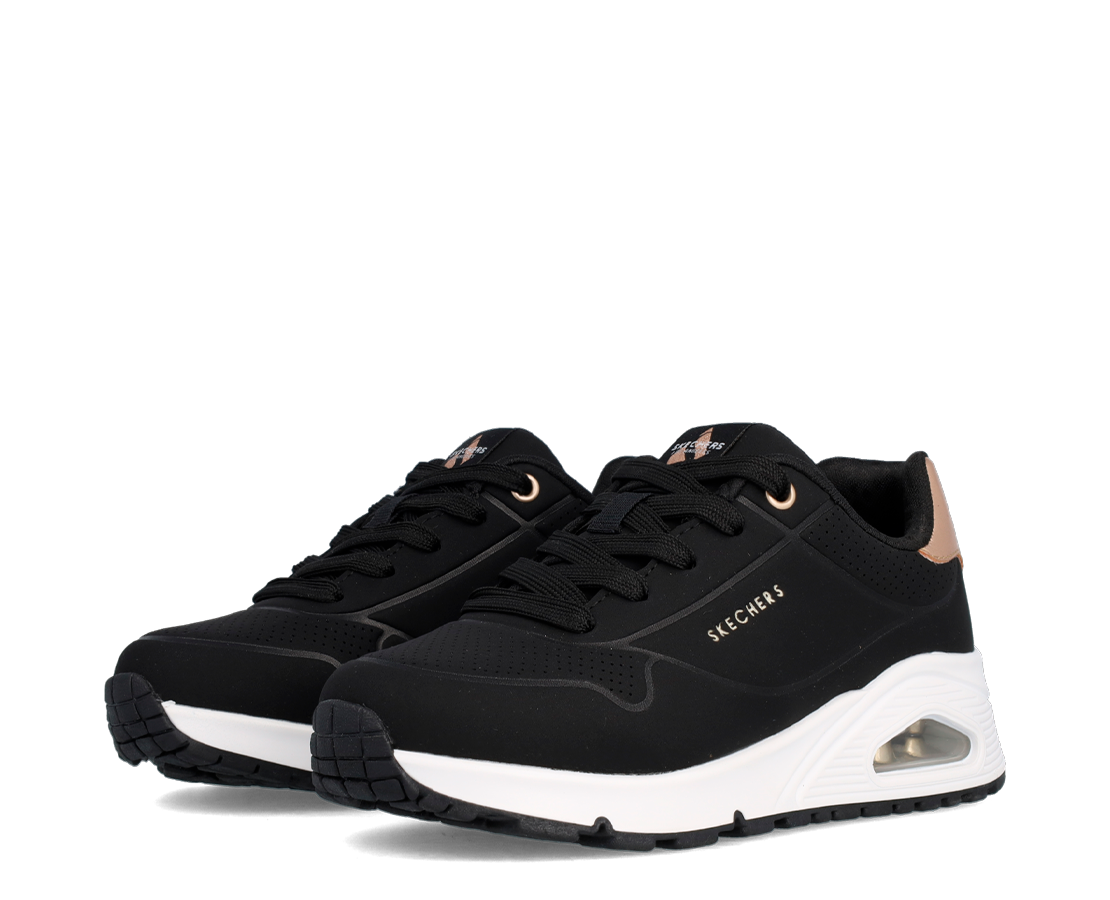 Skechers Uno Gen1  Shimmer Away  PR/BR - 310545L-BLK-249