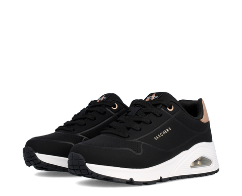 Skechers Uno Gen1  Shimmer Away  PR/BR - 310545L-BLK-249
