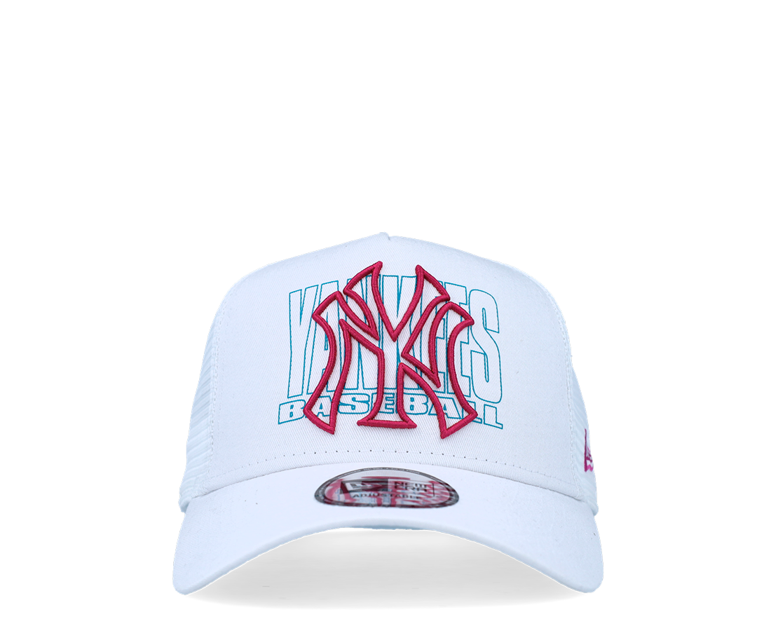 New Era NY Yankees Logo Overlay Trucker BR/RS - 60240530E-122