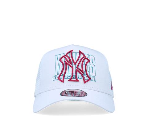 New Era NY Yankees Logo Overlay Trucker BR/RS - 60240530E-122