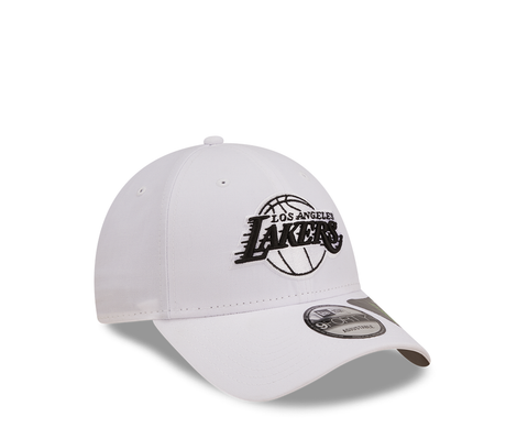 New Era LA Lakers Repreve Monochrome White 9FORTY Adjustable BR/PR - 60358138E-117