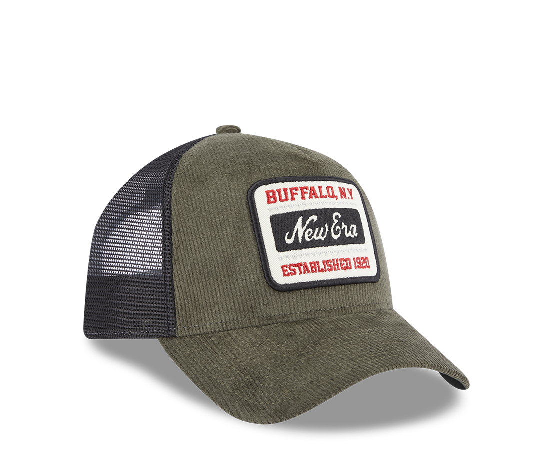 New Era Cord Green A-Frame Trucker VD/PR - 60364188E-316