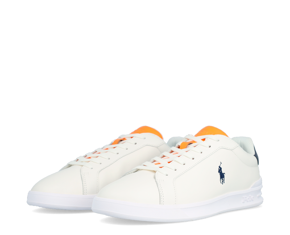 Ralph Lauren Heritage Court II White / Navy Blue / Orange BR/LAR/MAR - 809931260002-114